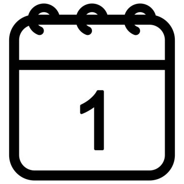 Randevu. Web simgesi basit tasarım