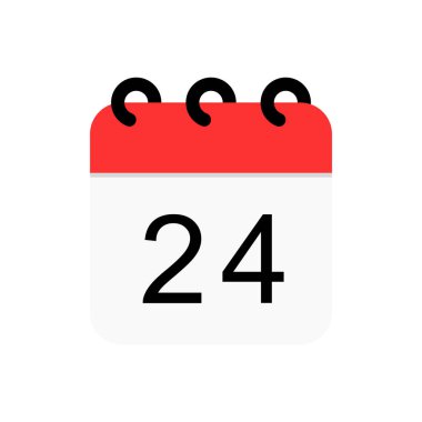 Takvim simgesi vektör illüstrasyonu