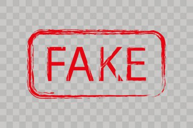 fake vector illustration icon