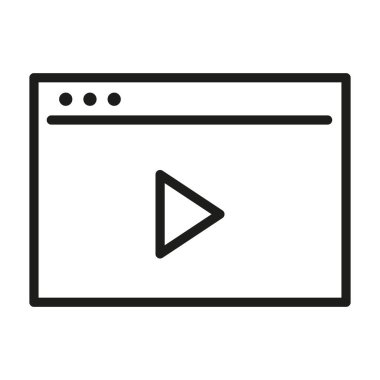 Video oynatıcı. Basit resimleme