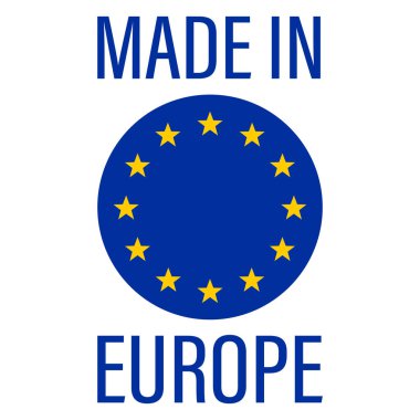 vector illustration of Made In EU