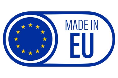 vector illustration of Made In EU