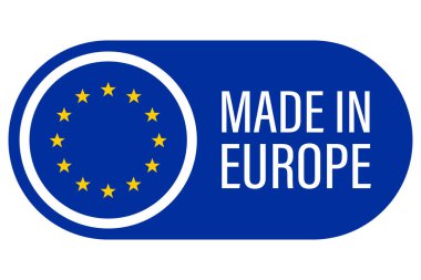 Made In EU. vector illustration