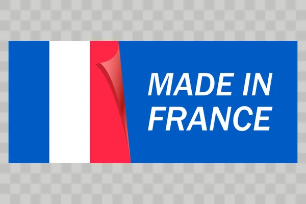 Made France Label Vector Illustration — Διανυσματικό Αρχείο