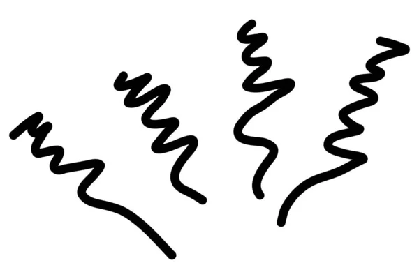 Ζωγραφίστε Ζωγραφιές Χεριών Γραμμές Που Δείχνουν Συγκεντρωμένες Γραμμές Επίγνωση Ακτίνες — Διανυσματικό Αρχείο