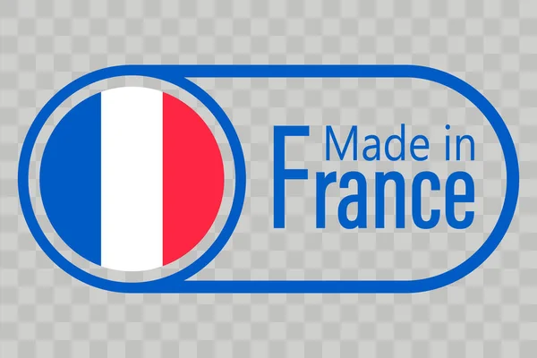 Made France Label Vector Illustration — Stock Vector