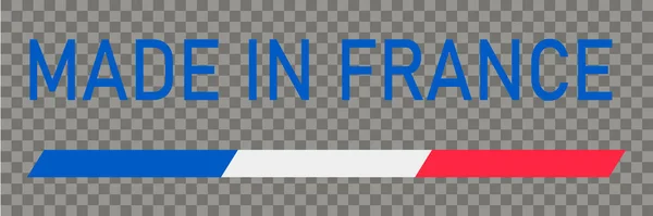 Made France Etikett Vektorillustration — Stockvektor
