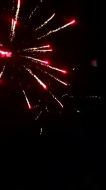 Patong sahilinde yeni yıl havai fişeği.