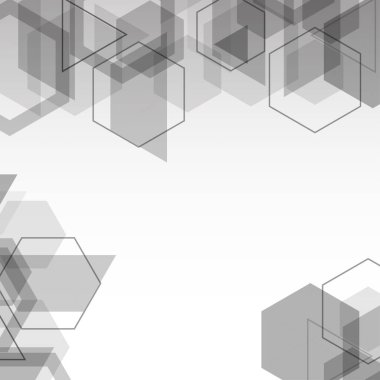 Gri geometrik arkaplanın soyut tonu