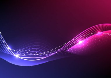 Satır eğrisi fütürisi olan soyut arkaplan