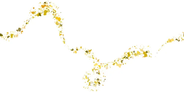 Heldere Explosie Achtergrond Van Gouden Confetti Naadloze Abstracte Willekeurige Korrelige — Stockvector