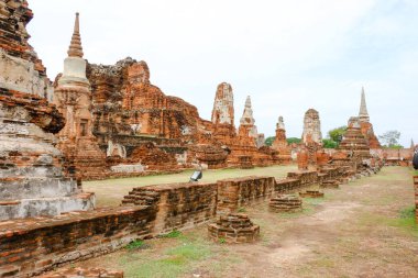 Tayland 'daki antik tapınağın atmosferi