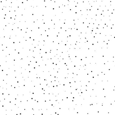 Beyaz arka planda izole edilmiş farklı grunge etkisine sahip, pürüzsüz siyah nokta deseninin vektör çizimi. EPS 10