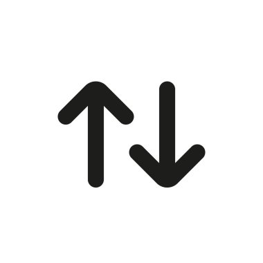 Arrow Simgesi beyaz arkaplanda izole edildi. Web sitenizin tasarımı, logosu, uygulaması için ok sembolü. Vektör çizimi. 10 saniye.