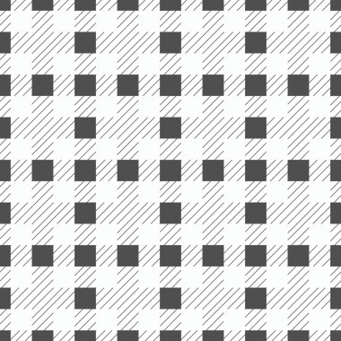 Gingham ekose desenli vektör çizimi 10 puan.