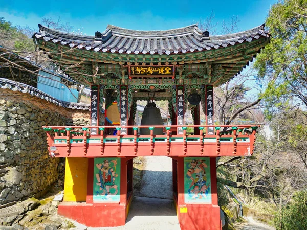 韓国釜山のマハサ仏教寺院の風景 アジア ストック写真