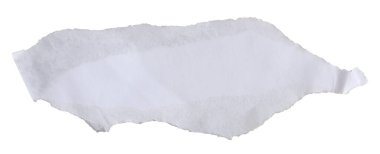 Beyaz Kağıdın Yırtık Kenarı Beyaz Kağıt