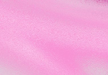 Buruşuk ve Parlak Metalik Yüzeyli Pembe Folyo Dokusu
