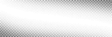 Beyaz Arkaplan Üzerine Yarı Tonlu Nokta Deseni Gradyanı