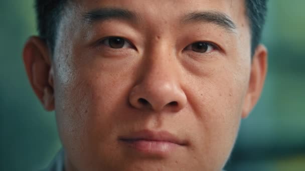 Masculino Étnico Asiático Japonês Homem 40S Meia Idade Empresário Empregado — Vídeo de Stock