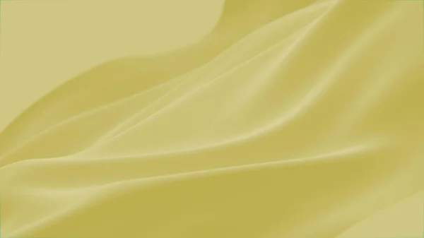 Abstrakcyjna Czułość Żółty Jedwab Tło Luksusowe Fala Tkanina Satyna Pastelowy — Zdjęcie stockowe