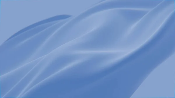 Абстрактная Нежность Синий Шелковый Фон Роскошная Ткань Волны Атласные Пастельные — стоковое фото