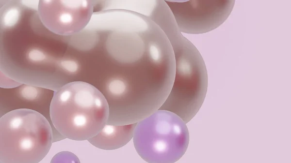 Render Animation Motion Design Presentation Background Wallpaper Metasphere Pink Purple —  Fotos de Stock
