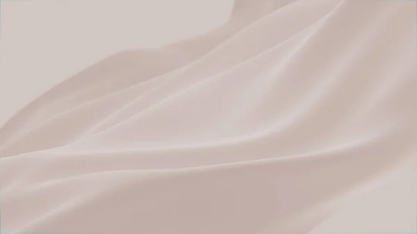 Abstrakcyjna Czułość Beżowy Brązowy Jedwab Tło Luksusowe Fala Tkanina Satyna — Zdjęcie stockowe
