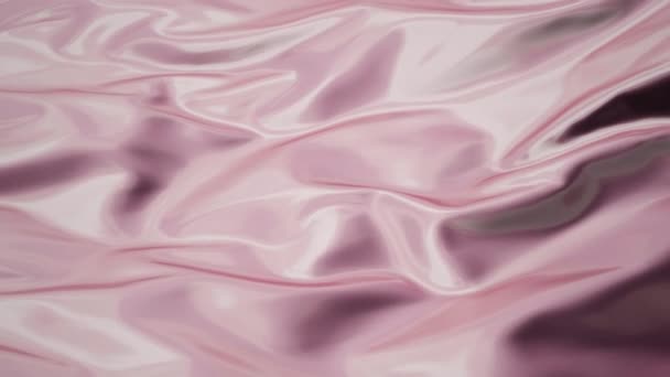 Vykreslení Animace Abstraktní Něha Růžová Fialová Hedvábí Mléčný Krém Latex — Stock video