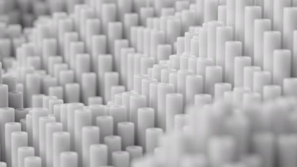 Schleife Render Motion Design Geometrische Mathematische Business Background Light Grey — Stockvideo