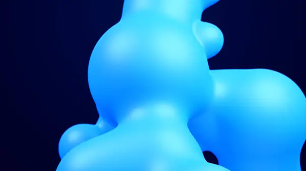 Metaverse Абстрактный Фон Капельками Синий Металл Расплавленный Воск Слияния Капли — стоковое фото