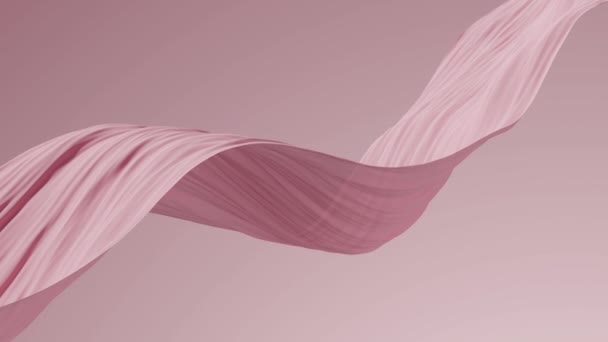 抽象優しさ赤シルクの背景高級波布サテンパステルカラー生地 絹のようなアクア液体波スプラッシュ 波状の流体テクスチャ 優しい素材をなびかせます 3Dアニメーションモーションデザイン Alliphonewallpapers Net — ストック動画