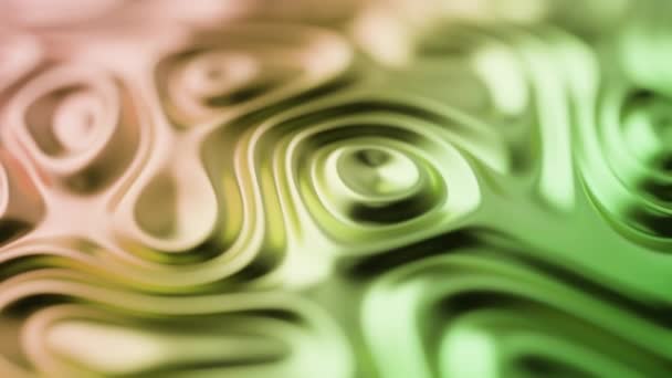 Beyaz Yeşil Renkli Duvar Kağıdı Sıvısı Plastik Yüzey Sıvısı Soyut — Stok video