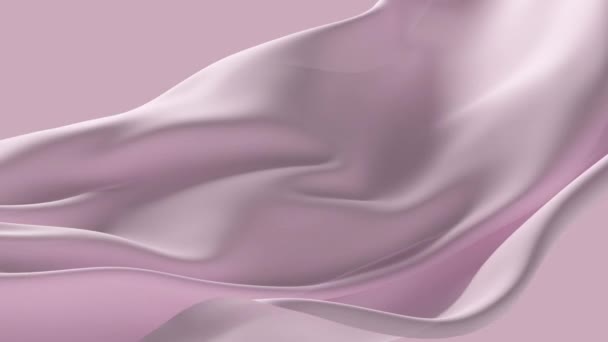 부드러움 분홍색 Crimson 호화스러운 파스텔 파도치는 짜임새 플루터링 애니메이션 디자인 — 비디오