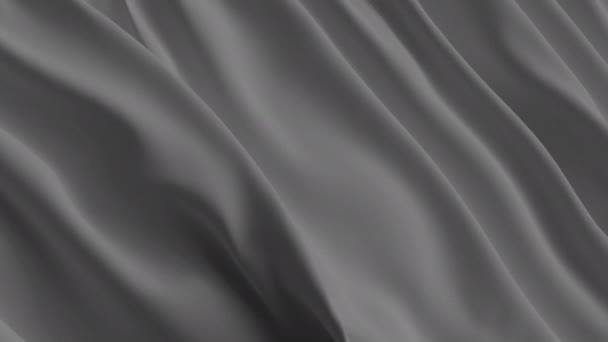 Abstract Tederheid Zwarte Zijde Achtergrond Luxe Golfdoek Satijn Pastel Kleur — Stockvideo