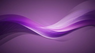 Mor leylak modern soyut dijital geometrik gradyan arka plan lüks ipek dalga kumaş pastel kumaş. Dalgalı sıvı dokusu 3 boyutlu animasyon hareketi titreşen malzeme duvar kağıdı tasarımı.
