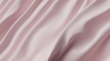 Soyut hassasiyet pembe ipek arka plan lüks dalga kumaş saten renkli kumaş. Şatafatlı bakım sıvısı sıçraması, dalgalı sıvı dokusu. Çırpınan maddeler. 3B animasyon hareketi tasarımı duvar kağıdı