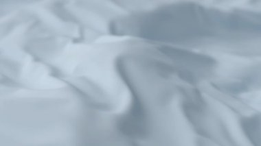 Soyut hassasiyet mavi turkuaz ipek arka plan lüks dalga kumaş saten kumaş. Yumuşak sıvı dalga sıçraması, dalgalı sıvı arka plan dokusu. Çırpınan maddeler. 3B animasyon hareketi tasarımı duvar kağıdı