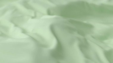 Soyut şefkat, yeşil kırmızı ipekten arka plan, lüks dalga, saten, renkli kumaş. Süt sıvısı sıçraması, dalgalı sıvı dokusu. Çırpınan maddeler. 3B animasyon hareketi tasarımı duvar kağıdı
