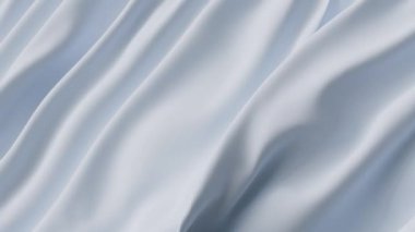 Soyut hassasiyet mavi ipek arka plan lüks dalga kumaş saten renkli kumaş. Yumuşak sıvı dalga sıçraması, dalgalı sıvı arka plan dokusu. Çırpınan maddeler. 3B animasyon hareketi tasarımı duvar kağıdı