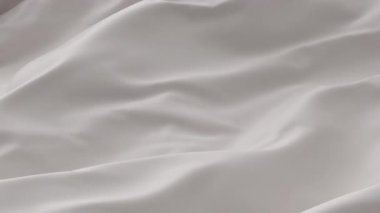 Beyaz ipek, soyut kumaş, saten, pastel, arka plan hassasiyeti, lüks dalga, renk, kumaş dokusu. Süt sıvısı su sıçratır, dalgalı sıvı. Çırpınan maddeler. 3D reklamlar animasyon hareketi tasarımı duvar kağıdı