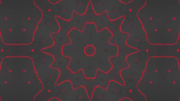 Abstrakt Röda Linjer Bakgrund Sömlös Optisk Illusion Animation — Stockvideo