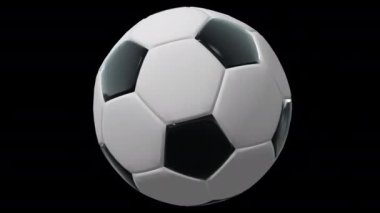 Futbol - Futbol Topu Alfa Kanallı Kusursuz Döngüsü 4K