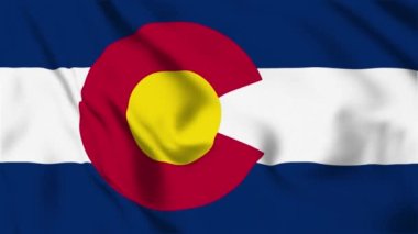 Colorado Eyaleti Bayrak Döngüsü 4K