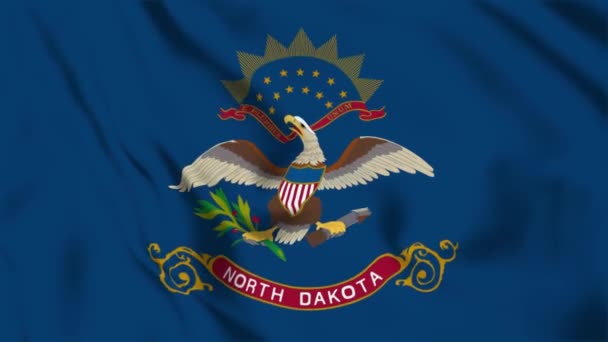 North Dakota State Flag Loop — 비디오