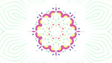 Yumuşak Arkaplan Düğümü. Mandala 4K.