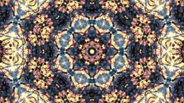 Soyut Gelecek Geçmişi. Mandala 4K.