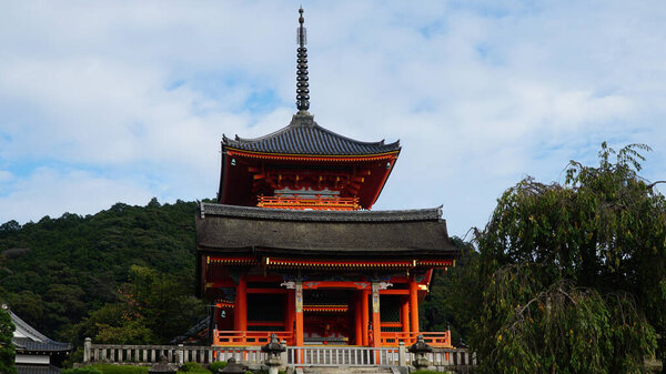Kiyomizu-dera Temple (Pure Water Monastery) in Kyoto, Japan
