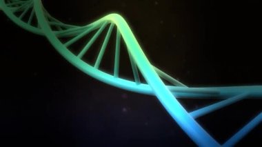 DNA Strand Arkaplan Döngüsü 4K