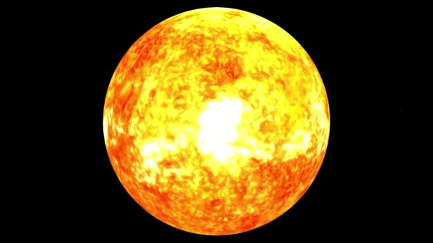 太阳自转圈4K — 图库视频影像
